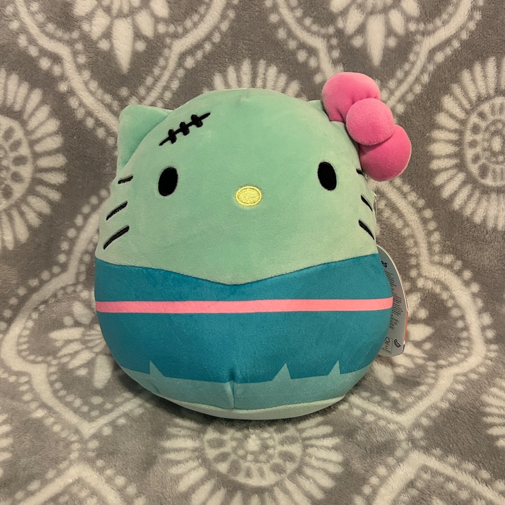 Hello Kitty Frankenkitty 8” Squishmallow Plush